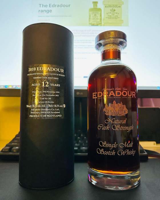 Edradour 12 Cask Strength Ibisco