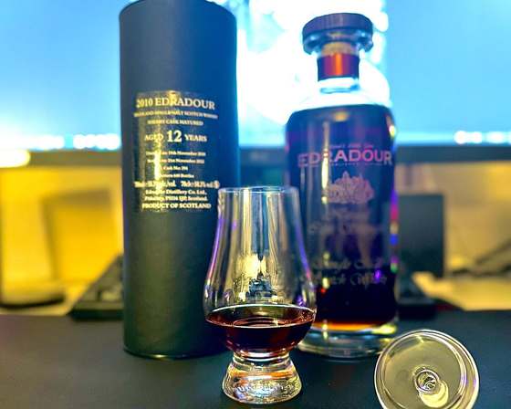Edradour 12 Cask Strength Ibisco Decanter