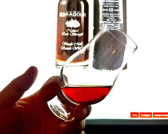 Edradour 12 Cask Strength Ibisco Decanter