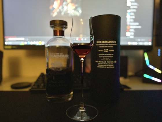 Edradour 12 Cask Strength Ibisco Decanter